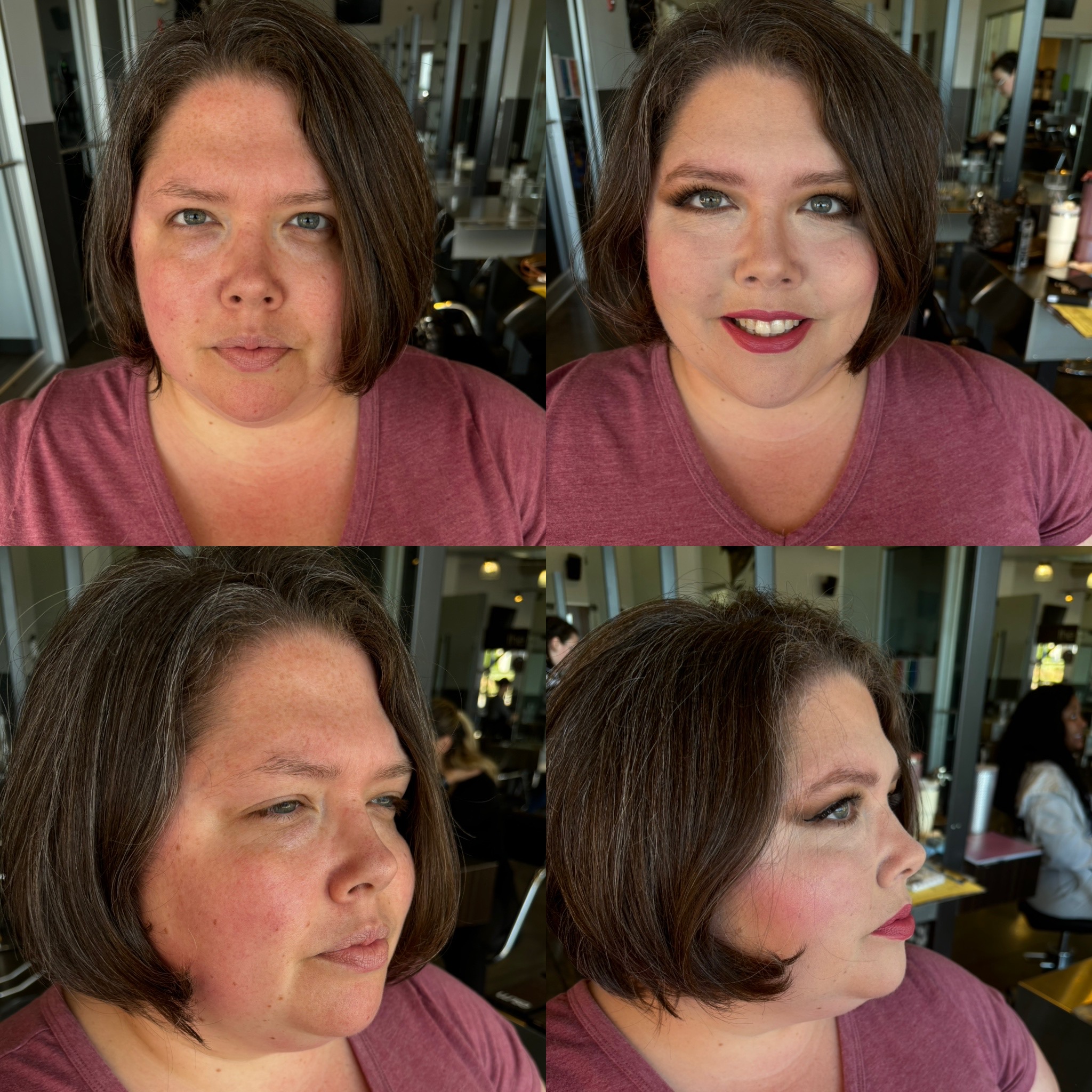 Makeup Before and After 2
